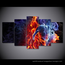 HD Printed Flame Figures Group Painting Canvas Print Room Decor Print Poster Picture Canvas Mc-025